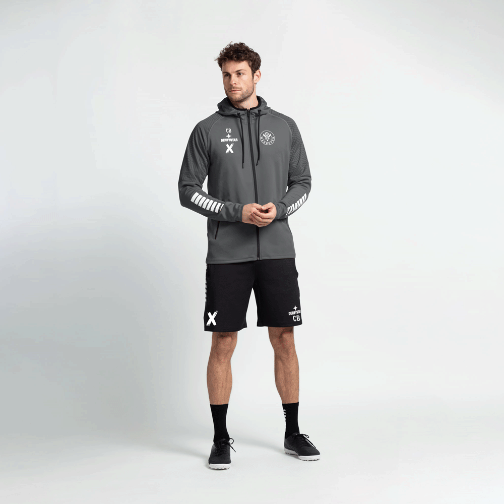 Derbystar Kapuzenjacke PRIMO v24 grau