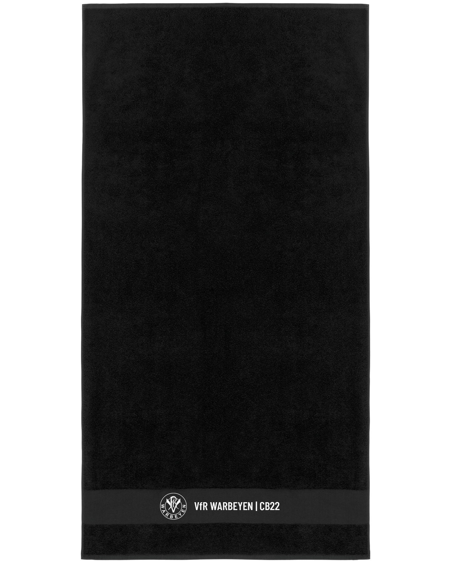 VfR Warbeyen Handtuch - schwarz 70x140