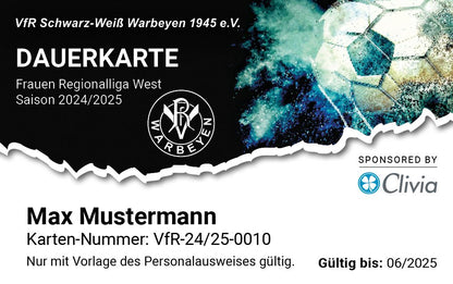 Dauerkarte Frauen Regionalliga West Saison 2024/2025