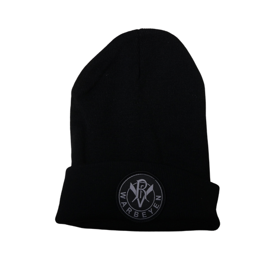 Beanie VfR mit  gesticktem Logo aus Schurwolle Schwarz